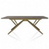Mesa Bridge Rectangular Mármol de Bontempi. Mesas fijas modernas de diseño italiano.