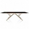 Mesa Bridge Extensible 160 de Bontempi. Mesas fijas o extensibles modernas de diseño italiano.