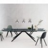Mesa Bridge Extensible 190 de Bontempi. Mesas fijas o extensibles modernas de diseño italiano.