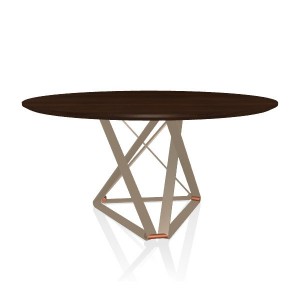 Mesa Delta Redonda 150 de Bontempi. Mesas fijas o extensibles modernas de diseño italiano.