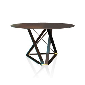 Mesa Delta Redonda 150 de Bontempi. Mesas fijas o extensibles modernas de diseño italiano.