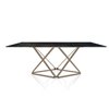 Mesa Delta Rectangular Mármol de Bontempi.  Mesas fijas modernas de diseño italiano.