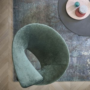 Sillón Lock de Bonaldo. Sillón moderno tapizado. Diseños para interiores.