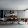 Mesa Bridge Extensible 190 de Bontempi. Mesas fijas o extensibles modernas de diseño italiano.