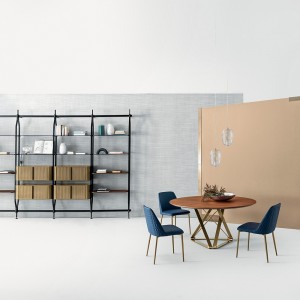 Mesa Delta Redonda 150 de Bontempi. Mesas fijas o extensibles modernas de diseño italiano.