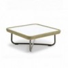 Mesa auxiliar Babylon de Varaschin.  Muebles de exterior.
