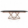 Mesa Delta Extensible Redondeada de Bontempi. Mesas extensibles de diseño italiano.