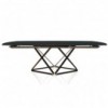 Mesa Delta Extensible Redondeada de Bontempi. Mesas extensibles de diseño italiano.
