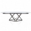 Mesa Delta Extensible Redondeada de Bontempi. Mesas extensibles de diseño italiano.