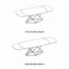 Mesa Delta Extensible Redondeada de Bontempi. Mesas extensibles de diseño italiano.