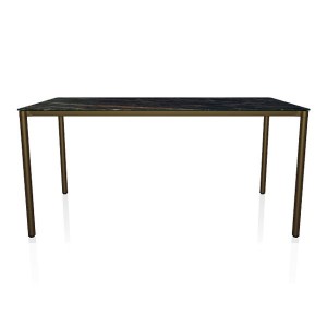 Mesa Moon Rectangular de Bontempi. Catálogo de mesas fijas o extensibles de diseño italiano.