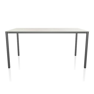 Mesa Moon Rectangular de Bontempi. Catálogo de mesas fijas o extensibles de diseño italiano.