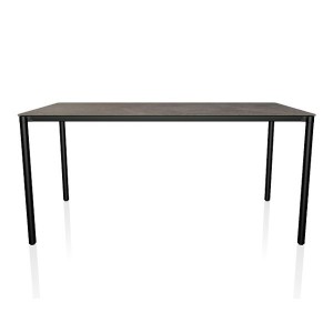 Mesa Moon Rectangular de Bontempi. Catálogo de mesas fijas o extensibles de diseño italiano.