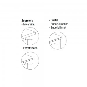 Mesa Moon Rectangular de Bontempi. Catálogo de mesas fijas o extensibles de diseño italiano.