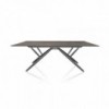 Mesa Bridge Rectangular Mármol de Bontempi. Mesas fijas modernas de diseño italiano.