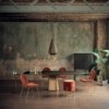 Mesa Podium Cantos Redondeados de Bontempi. Muebles modernos italianos.