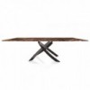 Mesa Artistico Fija Madera de Bontempi. Muebles modernos de diseño italiano.
