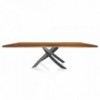 Mesa Artistico Fija Madera de Bontempi. Muebles modernos de diseño italiano.