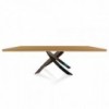 Mesa Artistico Fija Madera de Bontempi. Muebles modernos de diseño italiano.