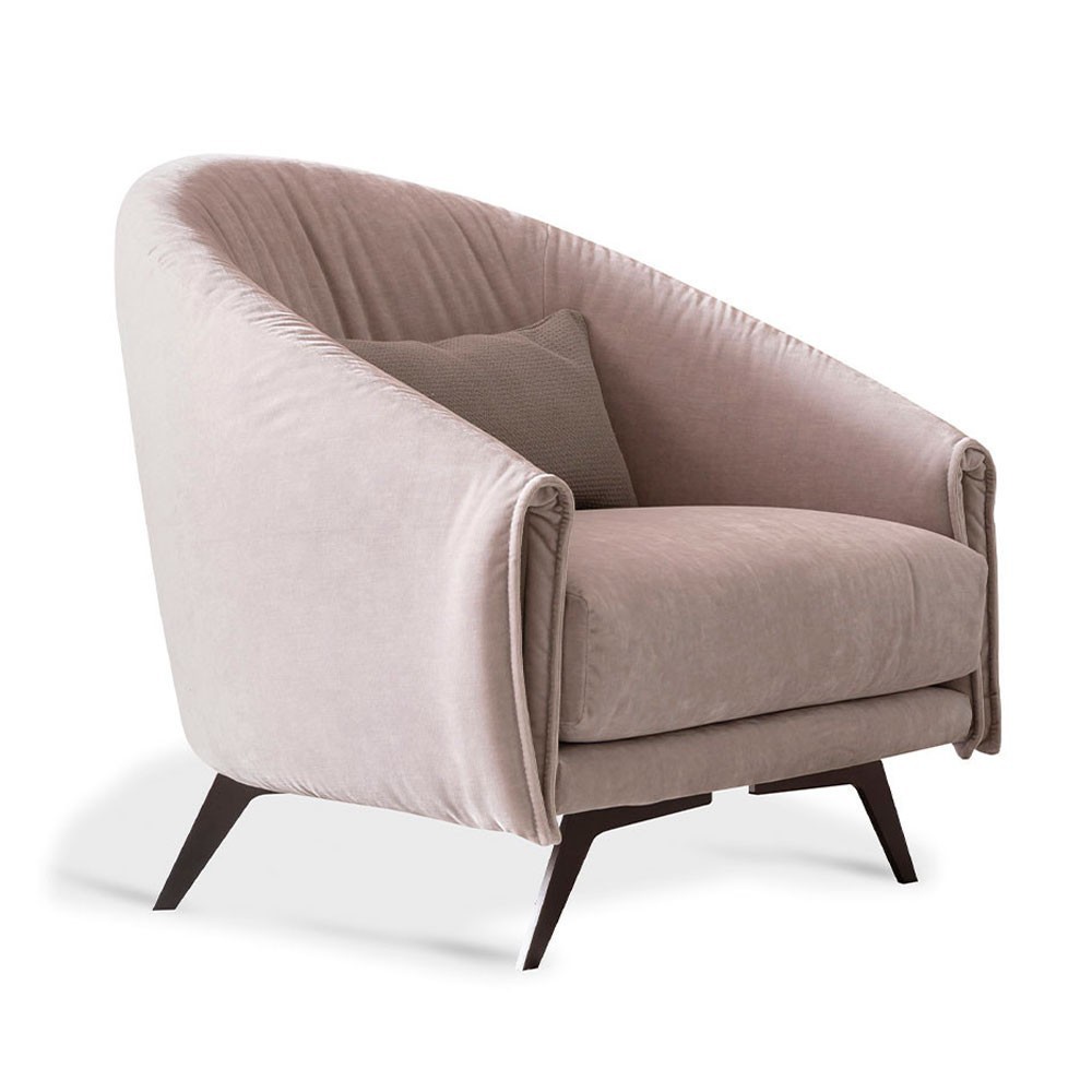 Sillón Saddle tapizado de Bonaldo. Mobiliario de muebles de diseño italiano.