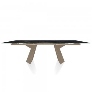 Mesa Fiandre Extensible Cerámica de Bontempi. Muebles modernos italianos.