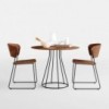 Silla Arc Inclass. Sillas de diseño elegante en madera ideal para salón.