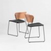 Silla Arc Inclass. Sillas de diseño elegante en madera ideal para salón.