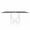 Mesa Imperial Rectangular Fija de Bontempi. Mesas y sillas de diseño italiano.