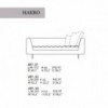 Sofá Haero de Alivar. Muebles modernos italianos.