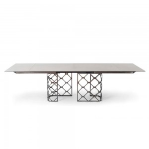 Mesa Majesty Extensible mármol de Bontempi. Muebles modernos italianos.