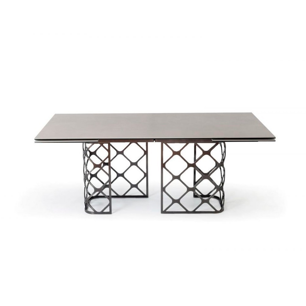 Mesa Majesty Extensible mármol de Bontempi. Muebles modernos italianos.