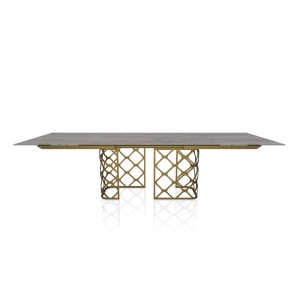 Mesa Majesty Extensible mármol de Bontempi. Muebles modernos italianos.