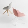 Silla Dunas XS giratorio madera Inclass. Diseño original para salón o oficina.