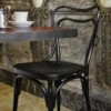 Silla Loos café Museum Tapizada GTV Thonet Vienna. Sillas de diseño.