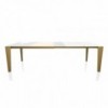 Mesa Cruz Cerámica o Mármol de Bontempi. Muebles modernos de diseño italiano.