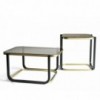 Mesa auxiliar Duet de GTV Thonet Vienna. Mesas auxiliares para salón.