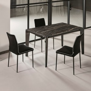 Mesa Cruz Extensible XXL de Bontempi. Muebles modernos italianos. Mesas modernas.
