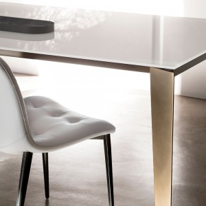 Mesa Cruz Extensible XXL de Bontempi. Muebles modernos italianos. Mesas modernas.