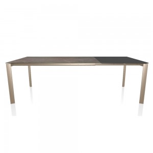Mesa Dublino Extensible Cerámica o Mármol de Bontempi. Muebles modernos italianos.