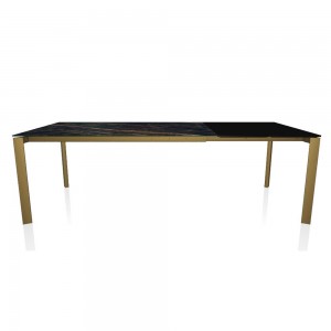 Mesa Dublino Extensible Cerámica o Mármol de Bontempi. Muebles modernos italianos.