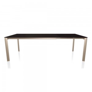 Mesa Dublino Cristal de Bontempi. Mesas extensibles modernas de diseño.