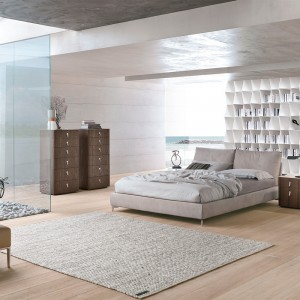 Cama Oasi de Alivar. Muebles modernos italianos. Mobiliario de diseño elegante.