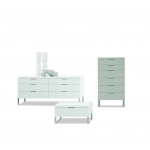 Mesita de noche Esprit de Alivar. Muebles modernos italianos. Mobiliario de diseño elegante.