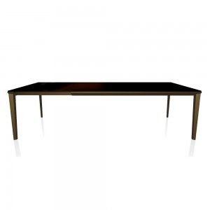 Mesa Echo Extensible Cristal de Bontempi. Muebles modernos de diseño italiano.