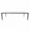 Mesa Echo Extensible Cristal de Bontempi. Muebles modernos de diseño italiano.