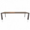 Mesa Genio Extensible Cristal de Bontempi. Mesas extensibles modernas de diseño.