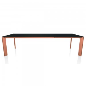 Mesa Genio Extensible Cerámica o Mármol de Bontempi. Mesas modernas de diseño.