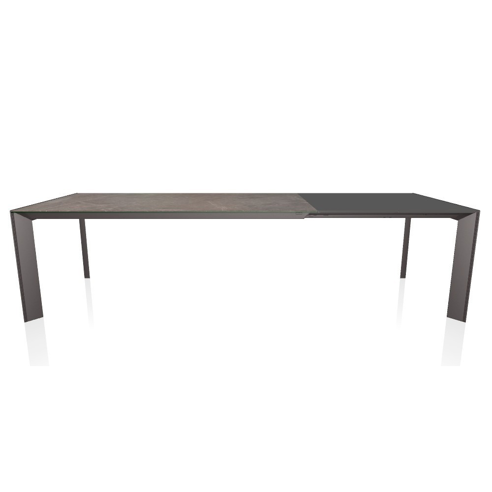 Mesa Genio Extensible Cerámica o Mármol de Bontempi. Mesas modernas de diseño.