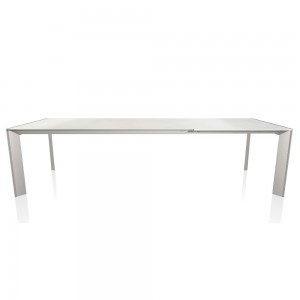 Mesa Genio Extensible Cerámica o Mármol de Bontempi. Mesas modernas de diseño.