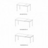 Mesa Mago Extensible de Bontempi. Mesas fijas o extensible modernos italianos.